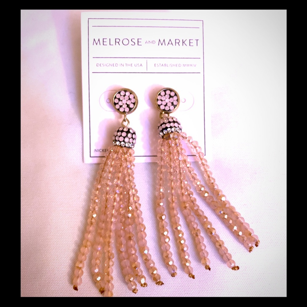 Melrose and Market pink earrings